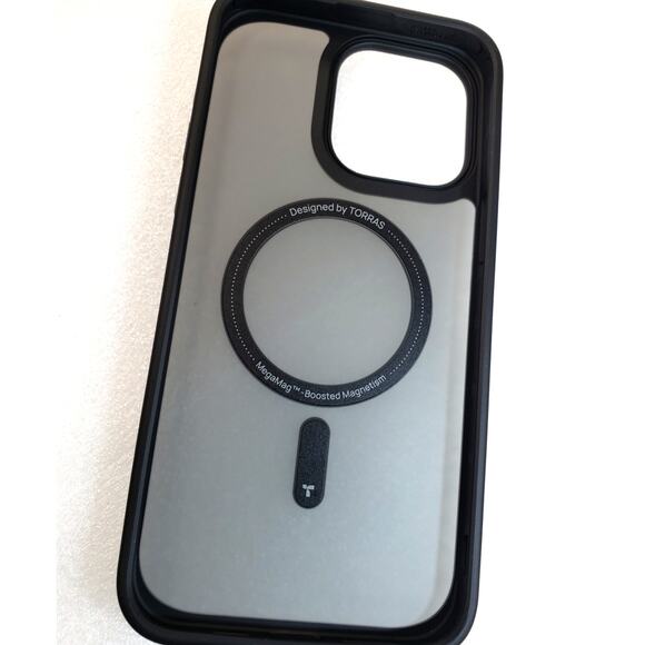 Torras Guardian-Mag Series Case For Apple iPhone 15 PRO MAX Black - Picture 6 of 10